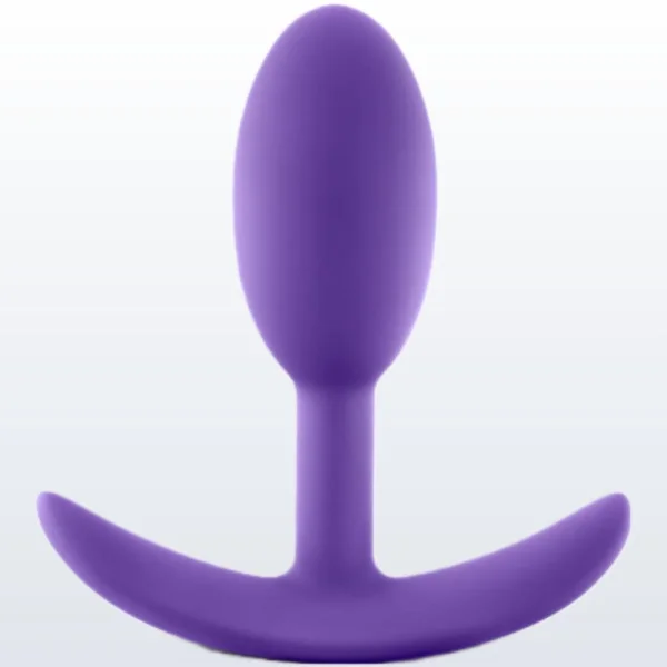Luxe Wearable Vibra Slim Plug Small Purple