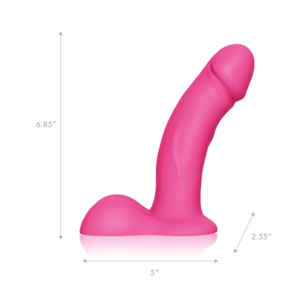 Pegasus Realistic Dildo With Balls - Pink — image 17 of 17