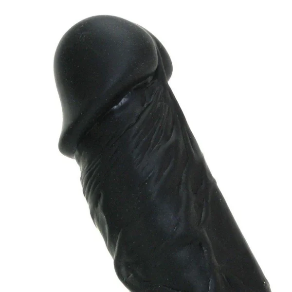 Colours Realistic 5" Black Silicone Dong