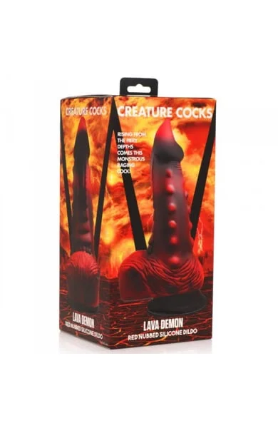 Creature Cocks - Lava Demon Silicone Dildo