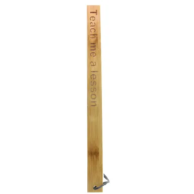 Teach Me a Lesson Bamboo Paddle