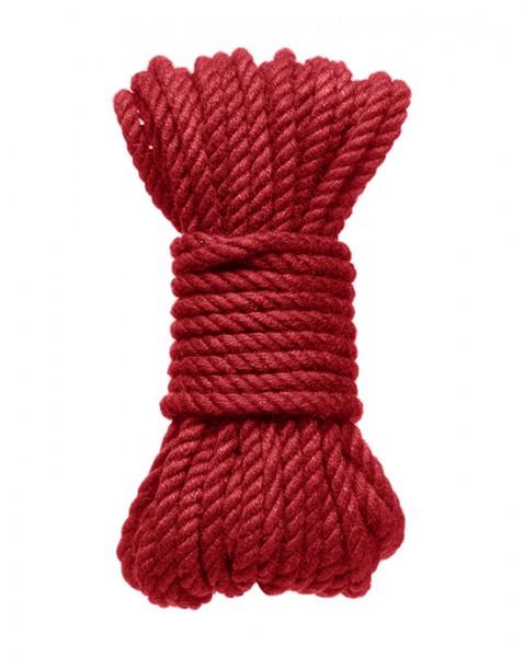 Kink Hogtied Bind & Tie 6mm Hemp Bondage Rope - Red — image 2 of 4