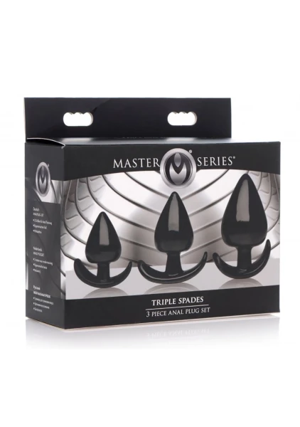 Triple Spades 3-Piece Anal Plug Set — image 7 of 7