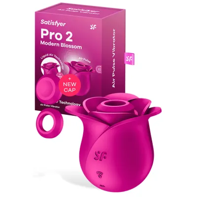 Satisfyer Pro 2 Modern Blossom 3 Rose Clitoral Stimulator with Air Pulse Technology