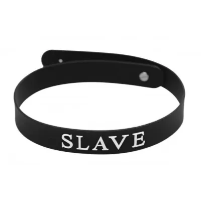 Slave Silicone Collar Black