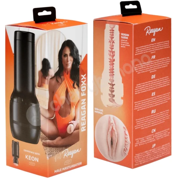 Kiiroo Feel Reagan Foxx Stars Collection Stroker Compatible With Keon