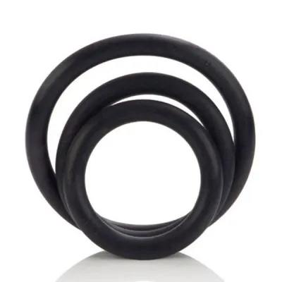 CalExotics 3 Piece Rubber Cock Ring Set