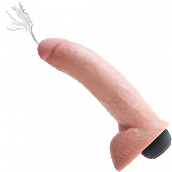 X-Long & Thick 9" Squirting Dildo With Balls