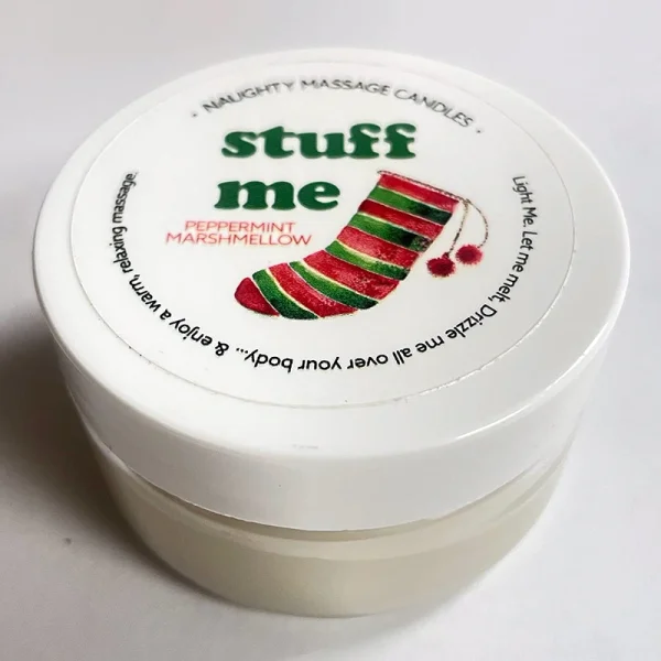 Kama Sutra Massage Candle “Stuff Me” Peppermint Marshmallow