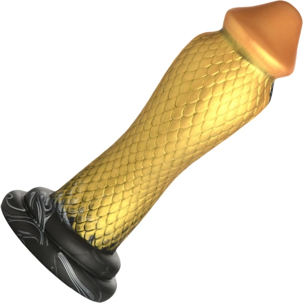 Creature Cocks - Golden Mamba Silicone Dildo