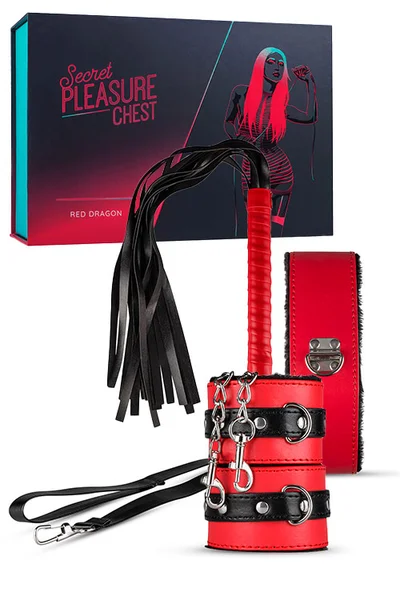 Secret Pleasure Chest Red Dragon Beginner's Bondage Set (8 Pce) — image 13 of 16