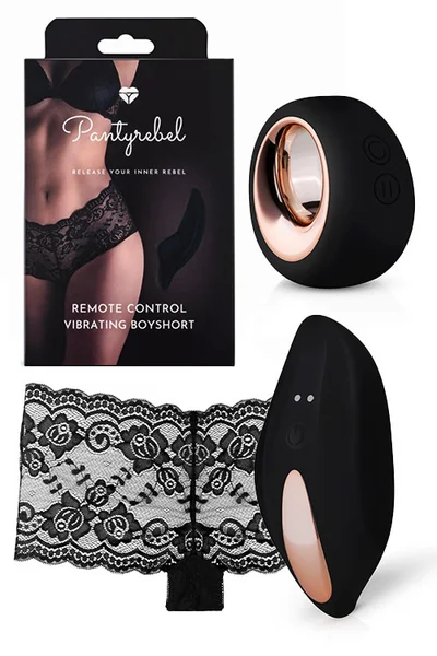 pantyrebel Vibrating Boyshort with Remote Control — image 7 of 12