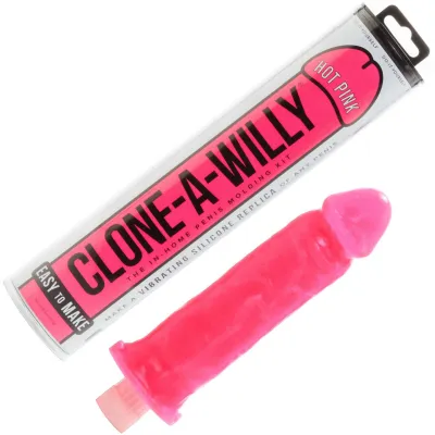 Clone A Willy Make Your Own Vibrating Silicone Dildo Hot Pink