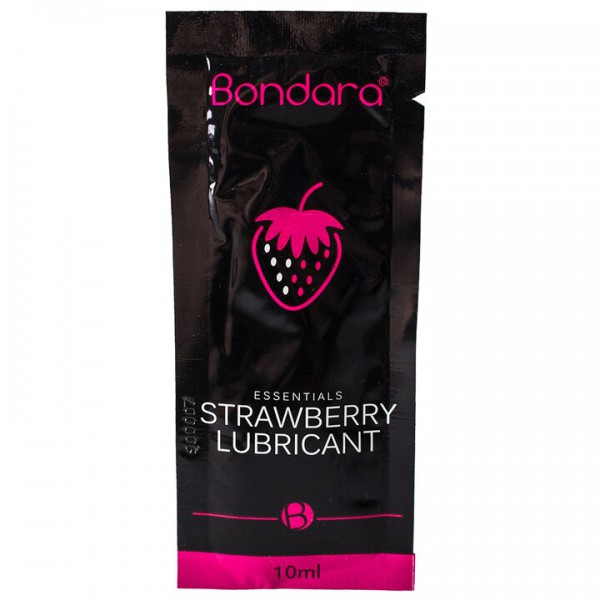 Bondara Strawberry Flavoured Lubricant – 10ml