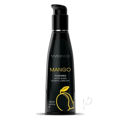 Aqua Mango Water Flavored Water Based Lubricant 4 Fl Oz 120ml