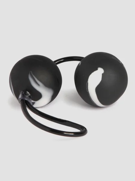 Oscillating Textured Duo Ben Wa Balls 2.4oz