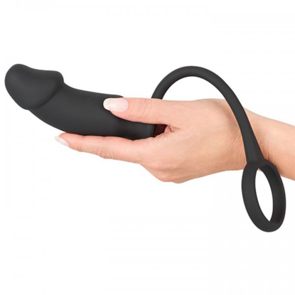 Black Velvets Silicone Cock Ring & Vibrating Butt Plug — image 4 of 7