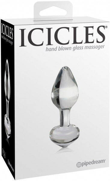 2.5" Glass Butt Plug