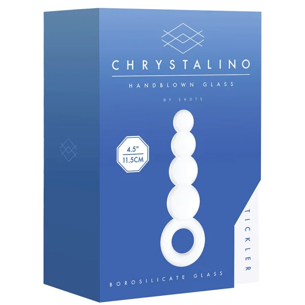 Chrystalino Tickler Glass Butt Plug