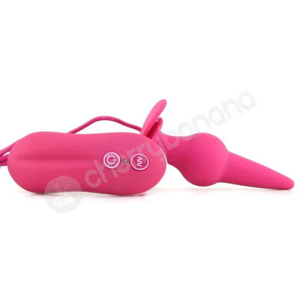Tinglers II Pink Vibrating Butt Plug