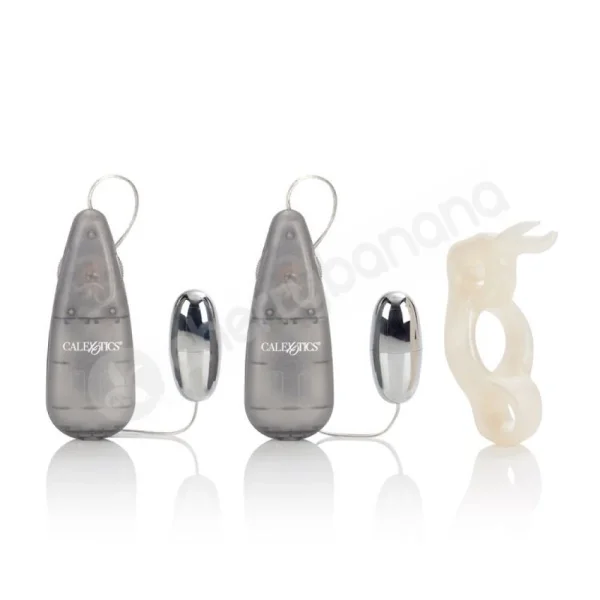 Rockin' Rabbit White Vibrating Cock Ring