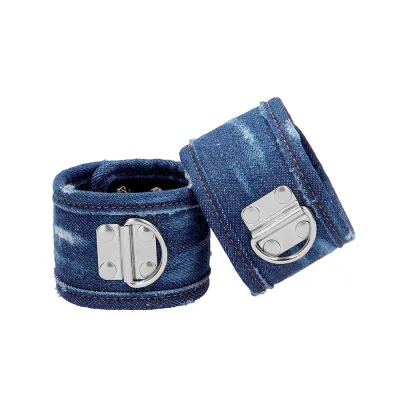 Ouch Tough Denim Style Handcuffs