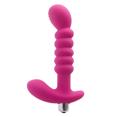 Maza Ringed Prostate Massager Beaded Vibrating Anal Toy