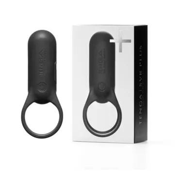 Cock Rings Tenga Svr Plus Smart Vibe Ring Black