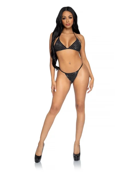 2 Pc Tempest Bikini Set - Black - One Size