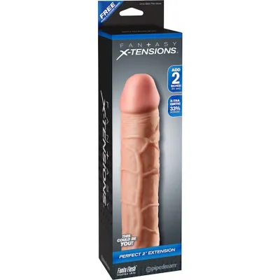 Fantasy X tensions 2 Inch Penis Extension Flesh