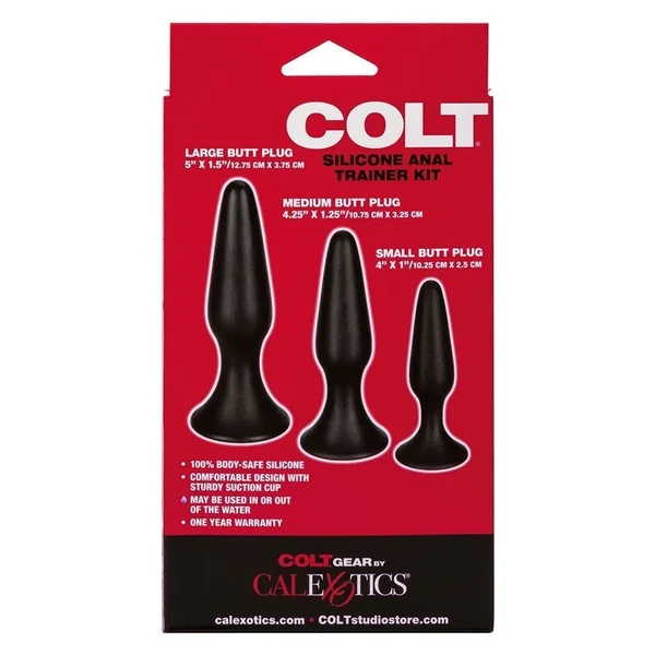 Colt Silicone Anal Trainer Butt Plug Kit by Cal Exotics — image 11 of 11