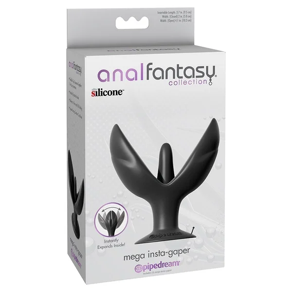 Anal Fantasy Collection Mega 3.7 Inch Insta-Gaper Silicone Plug Expander — image 8 of 8