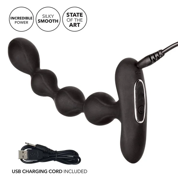 Eclipse Slender 7 Inch Silicone Flexible and Rechargeable Anal Beads — image 9 of 11