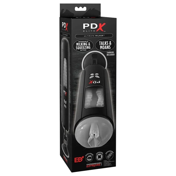 PDX Elite Rechargeable Ultimate Milker Pussy Masturbator by Pipedream Products — image 8 of 8