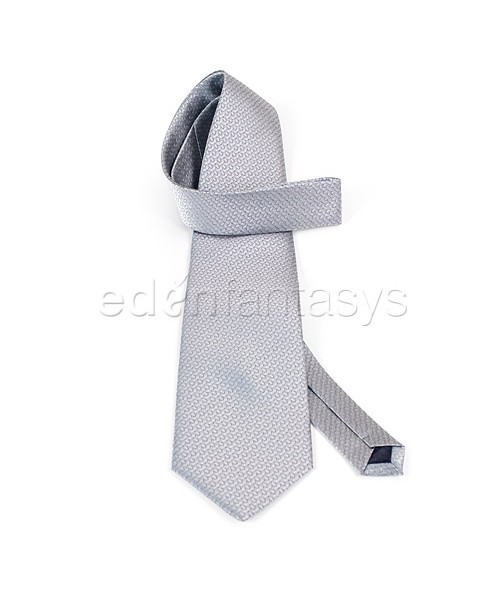 Sex and Mischief grey tie