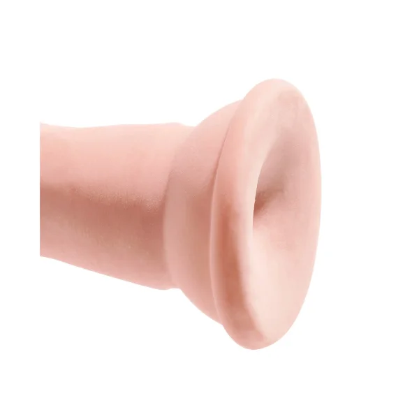 King Cock Plus 7" Triple Density Cock With Suction Cup Base - Vanilla