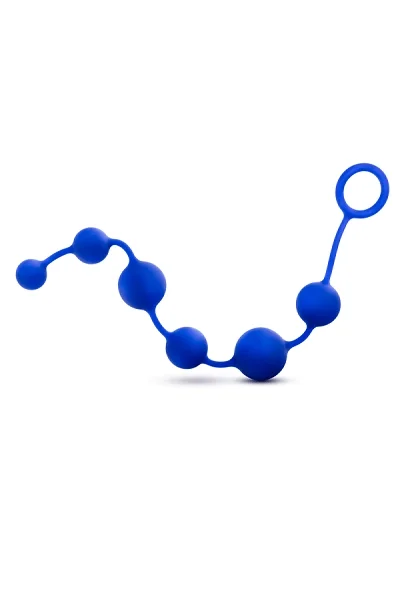 Blush Performance Indigo 16 Inch Silicone Anal Beads