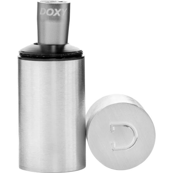 Doxy Bullet Rechargeable Waterproof Aluminum Vibrator - Silver