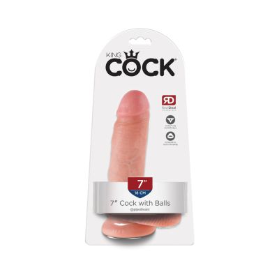 King Cock 7 Inches Cock Balls
