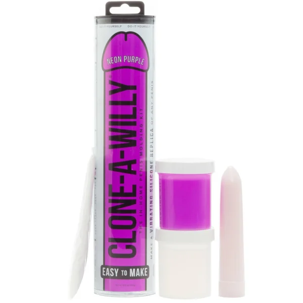 DIY 'Clone-a-Willy' Vibrator Mold Kit in Neon Purple