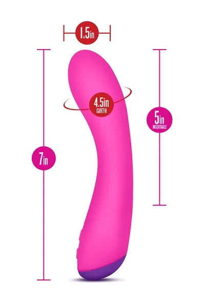 Blush Aria Magnify Vibrator Fuchsia