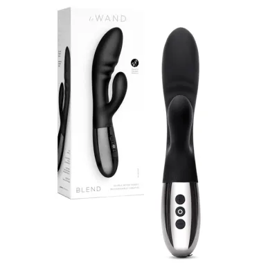 Le Wand Blend 7 9 Rabbit Vibrator with Flexible Neck Travel Lock