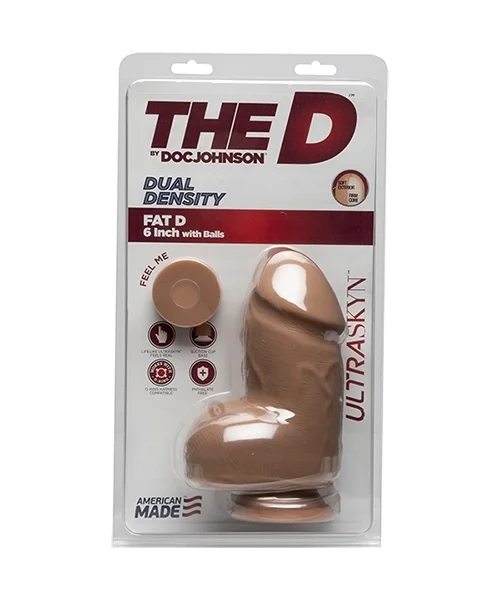 The D - Fat D - ULTRASKYN 6" with Balls - Caramel