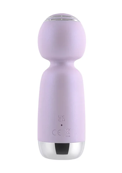 Playboy Pleasure Royal Rechargeable Silicone Vibrating Mini Massage Wand - Lavender