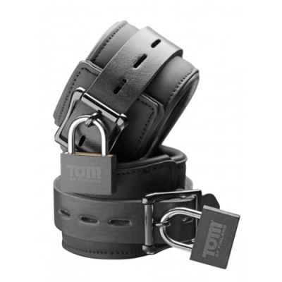 Tom of Finland Neoprene Wrist cuffs w locks