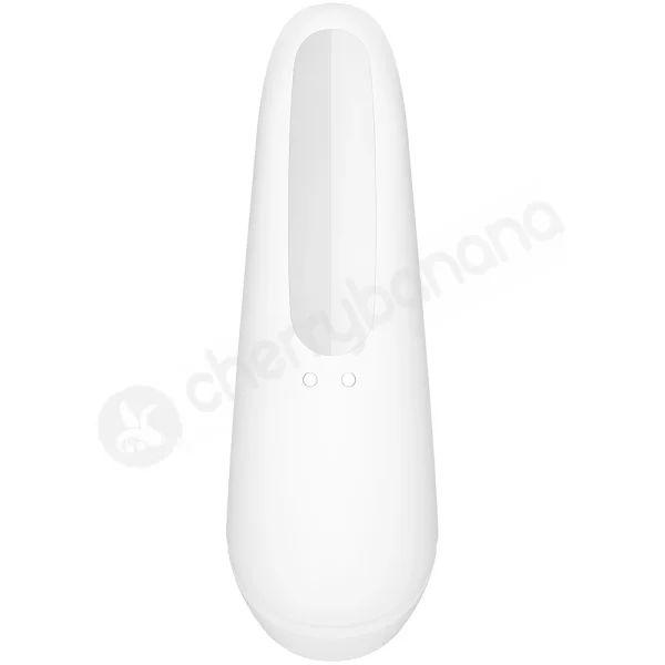 Satisfyer Curvy 1+ White App Controlled Vibrating Clitoral Stimulator