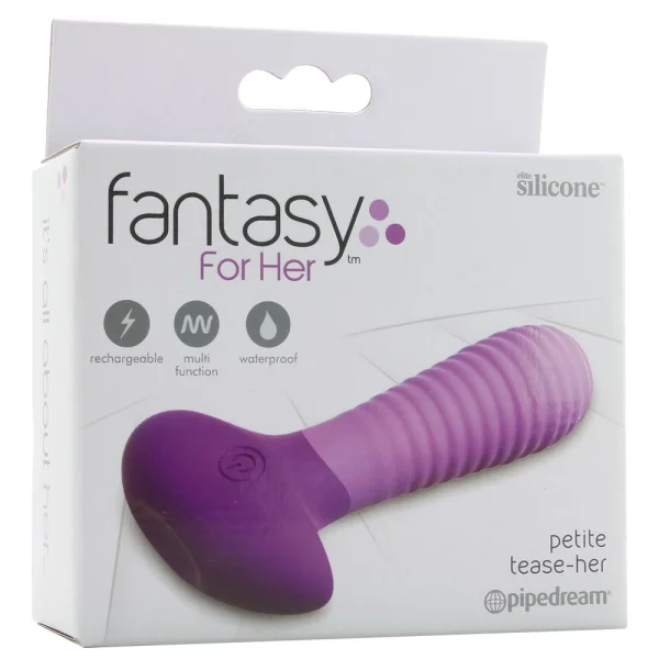 Fantasy For Her Vibrating Silicone Petite Tease-Her Anal Vibe