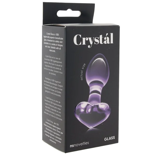 NS Novelties Crystal Heart Purple