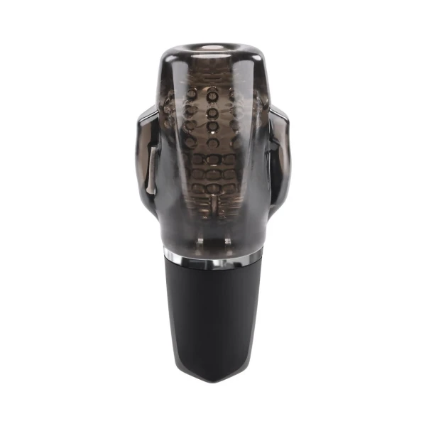 Sleeves: Zero Tolerance A Sucking Good Time Rechargeable Vibrating Stroker Black Smoke