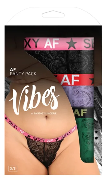 "AF" Thong Panty Pack - Set of 3!